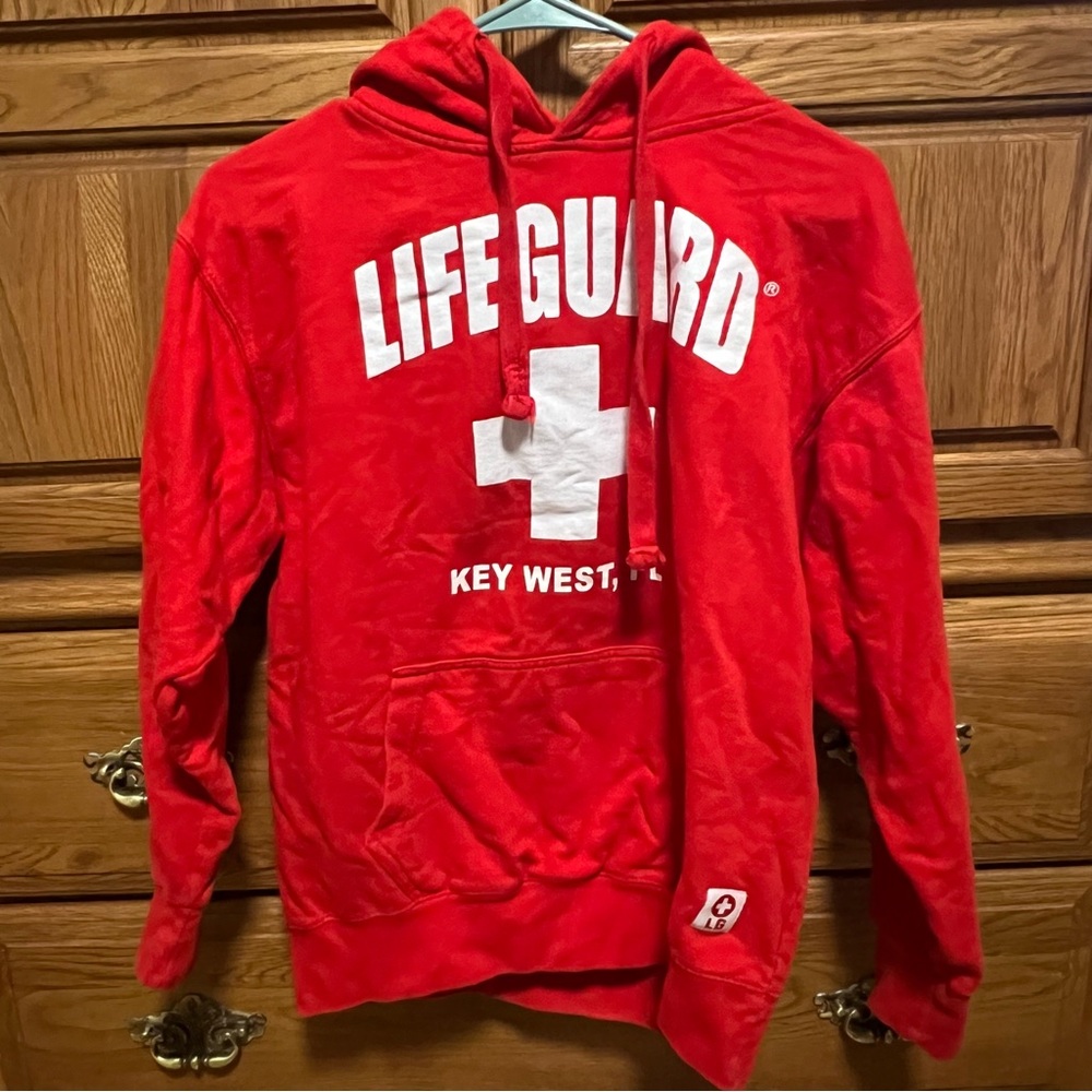 Red Lifeguard Hoodie